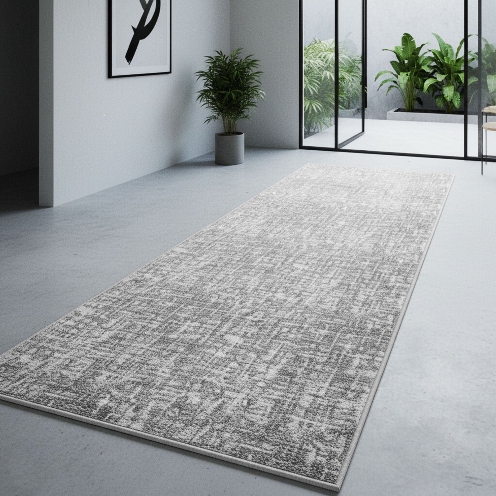 Tapis coureur | Tessaro | Tapis moderne pour couloir, cuisine et entrée | Antidérapant, facile à entretenir & durable | Disponible en plusieurs couleurs