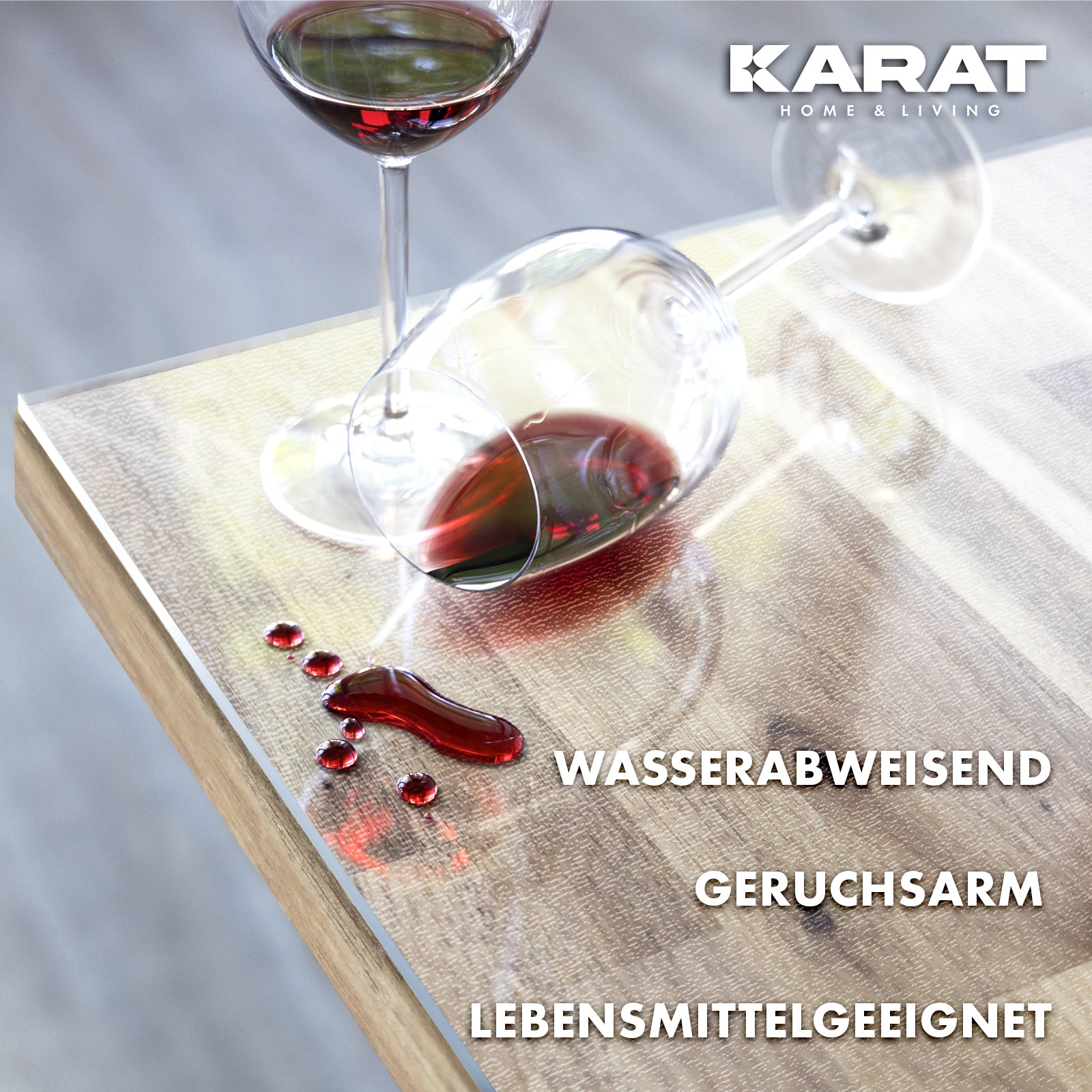 Film transparent mat pour table, coupe droite | Crystal | Film protecteur mat pour tables | Découpe sur mesure