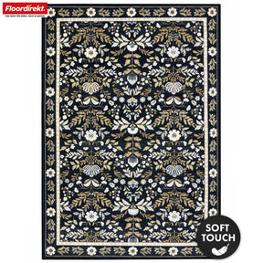 Tapis de salon | Aristo | Tapis élégant au motif floral classique | Antidérapant, durable & facile d’entretien | Disponible en plusieurs tailles
