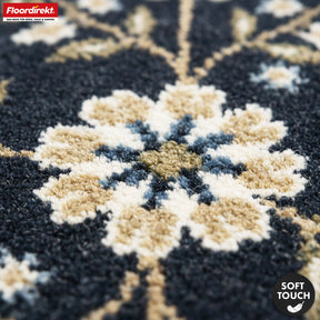 Tapis de salon | Aristo | Tapis élégant au motif floral classique | Antidérapant, durable & facile d’entretien | Disponible en plusieurs tailles