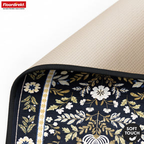 Tapis de salon | Aristo | Tapis élégant au motif floral classique | Antidérapant, durable & facile d’entretien | Disponible en plusieurs tailles