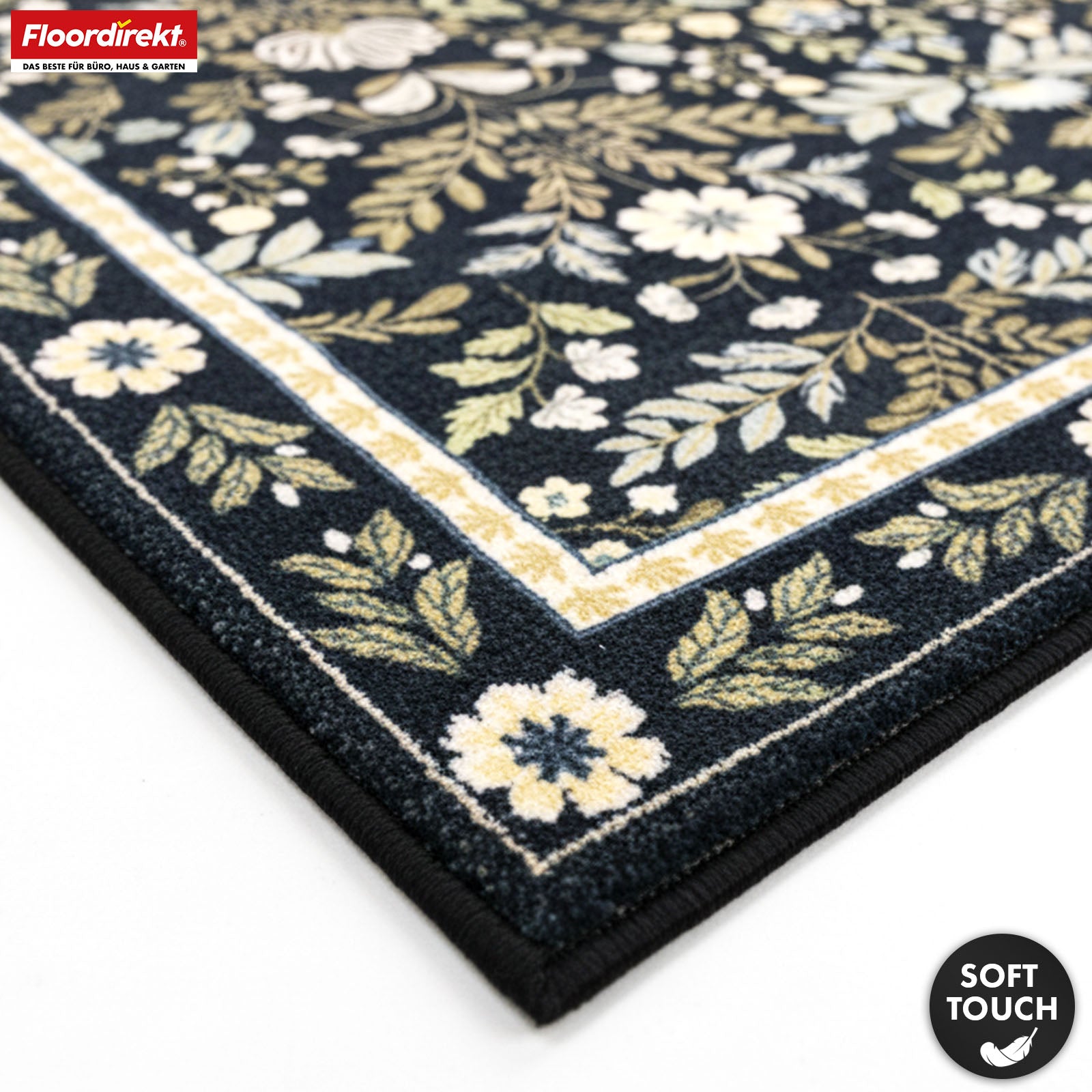 Tapis de salon | Aristo | Tapis élégant au motif floral classique | Antidérapant, durable & facile d’entretien | Disponible en plusieurs tailles