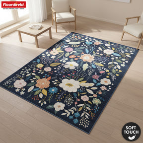 Tapis de salon | Damaskus | Tapis moderne au design floral | Antidérapant, résistant & facile d’entretien | Disponible en plusieurs tailles