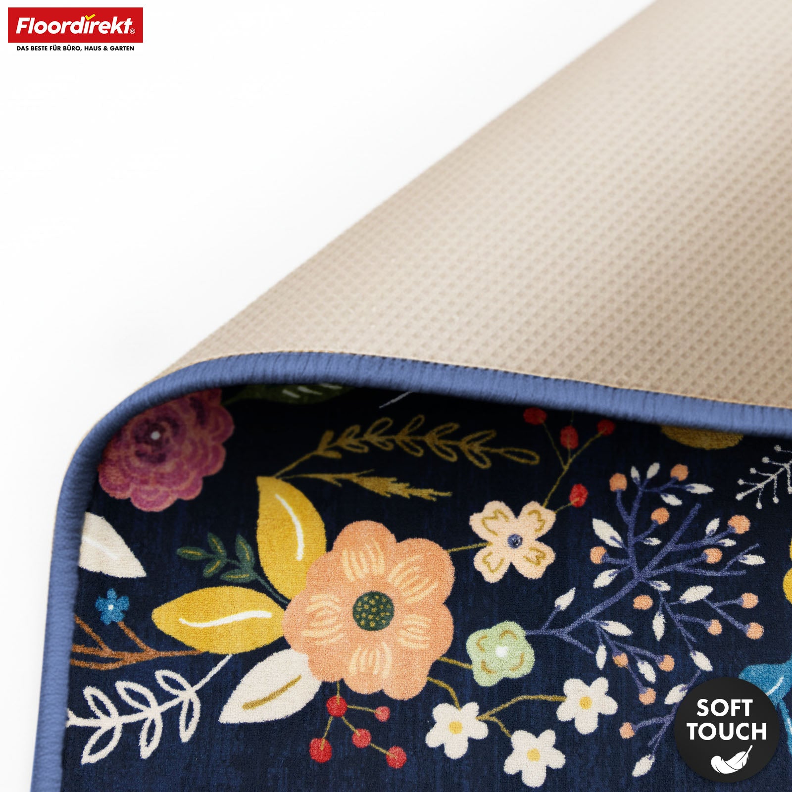 Tapis de salon | Damaskus | Tapis moderne au design floral | Antidérapant, résistant & facile d’entretien | Disponible en plusieurs tailles