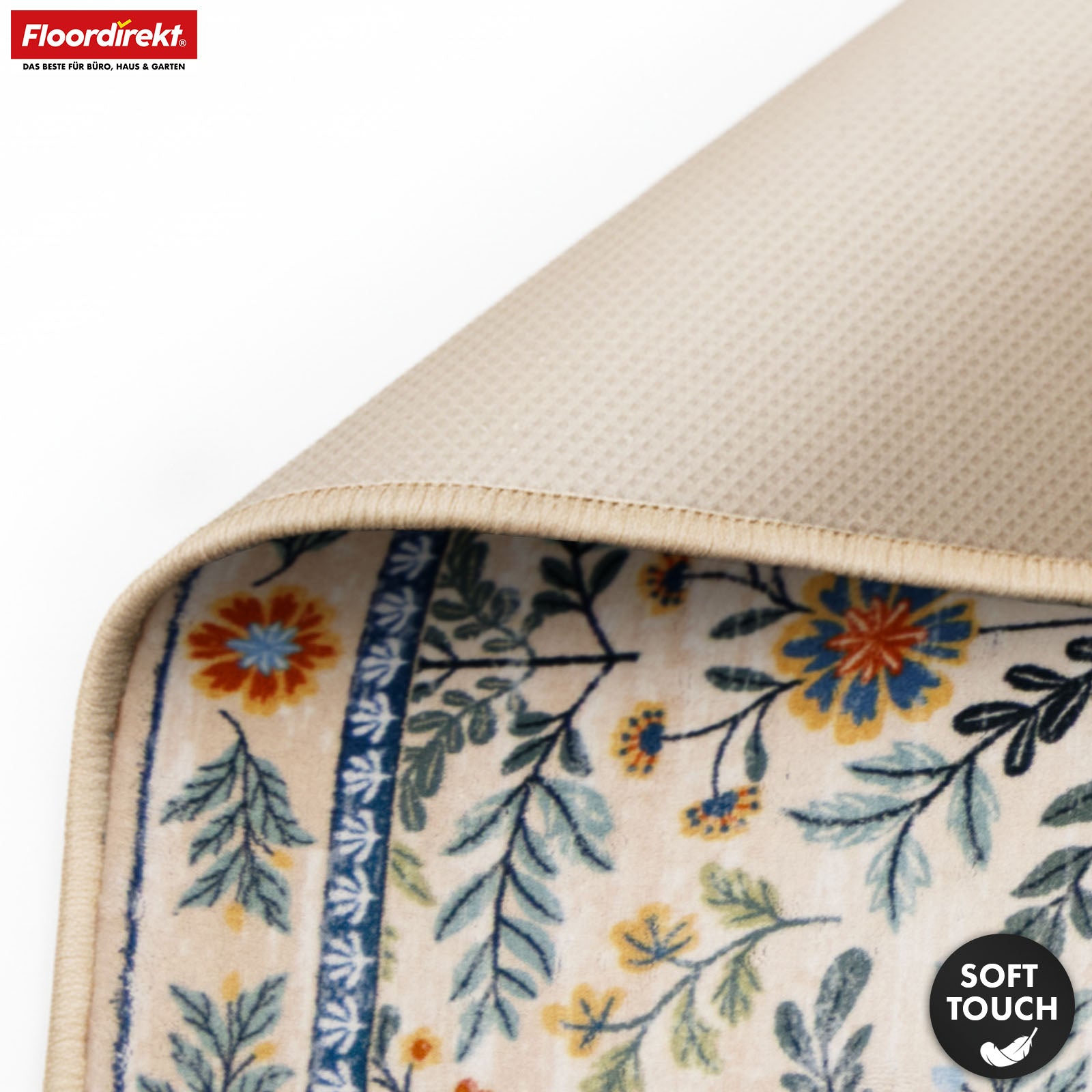 Tapis de salon | Orientalis | Tapis classique au motif floral oriental | Antidérapant, résistant & facile d’entretien | Disponible en plusieurs tailles