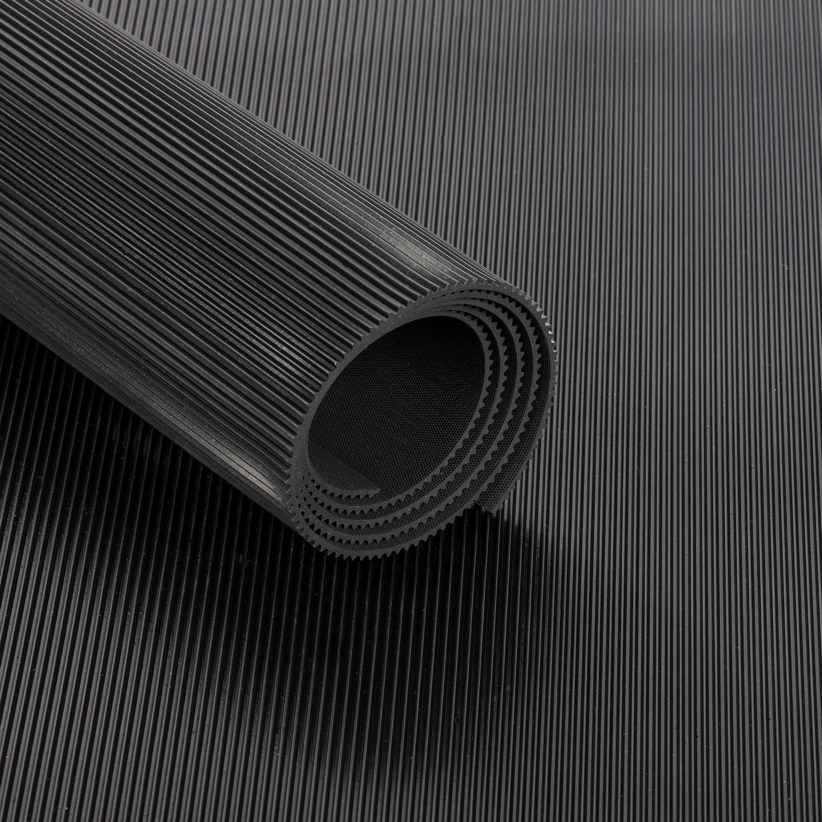 ✂ Feuille en caoutchouc | Côtes fines | Épaisseur: 3 mm