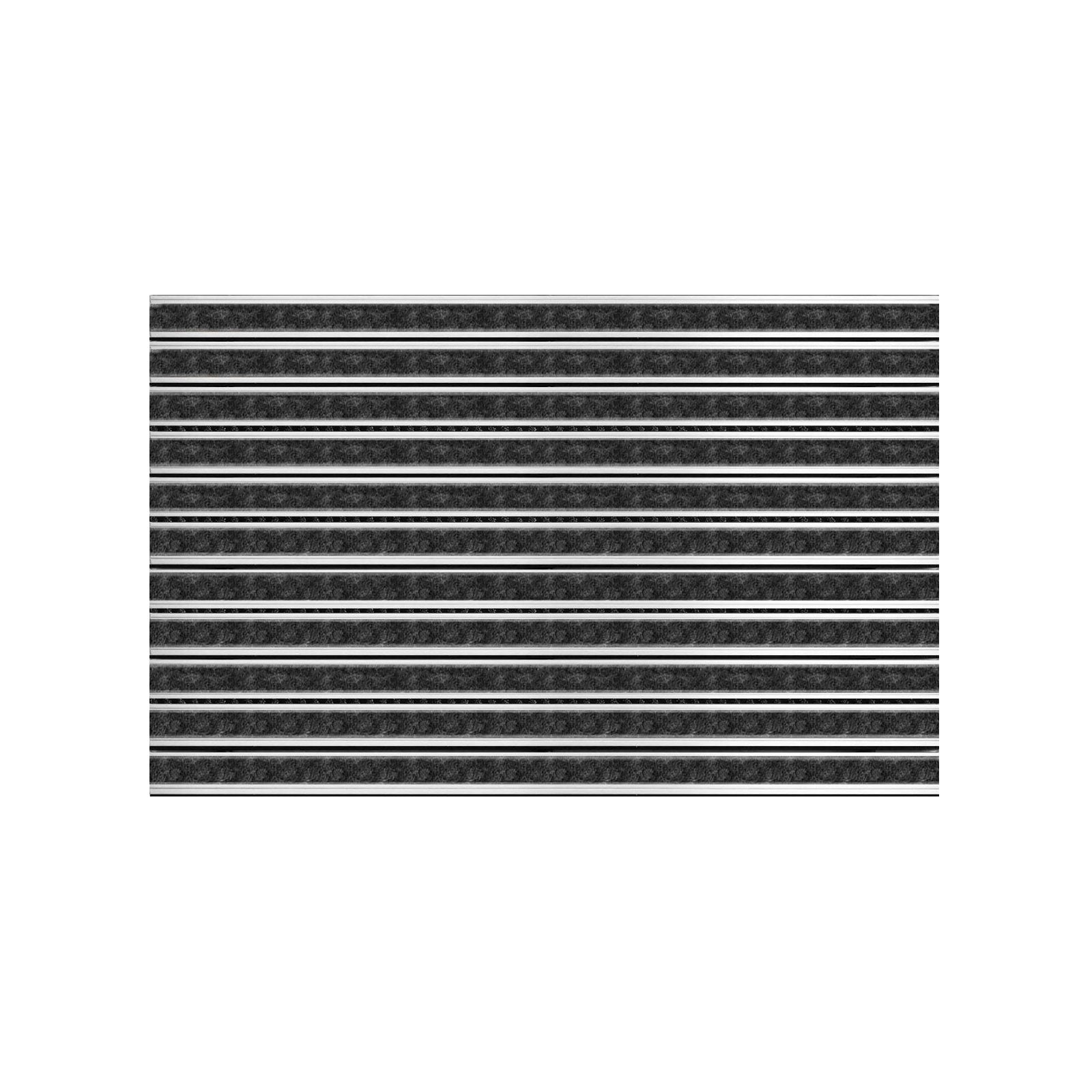 ✂ Tapis d'entrée Aluflex SR Carpet | 22 mm | textile rep | coupé sur mesure