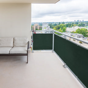 Brise-vue pour balcon | Monochromatique | Vert | 90 x 500 cm