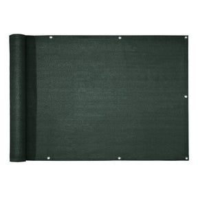 Brise-vue pour balcon | Monochromatique | Vert | 90 x 500 cm