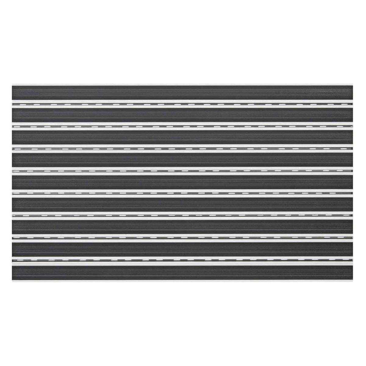 ✂ Tapis d'entrée Aluflex JR Caoutchouc | 12 mm | Caoutchouc profilé | Coupe sur mesure