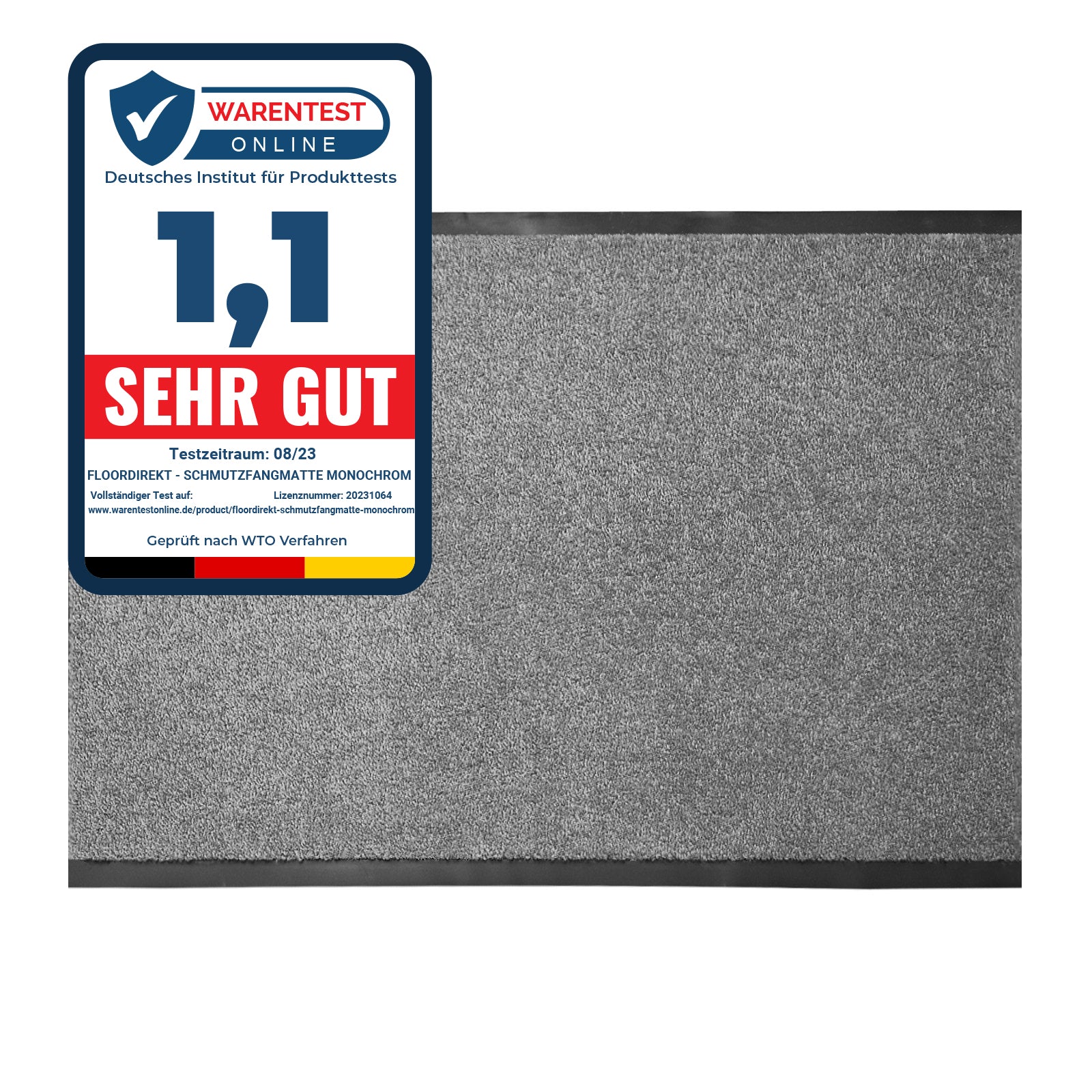 ✂ Tapis anti-salissures Monochrom | Couleurs brillantes | Sur mesure