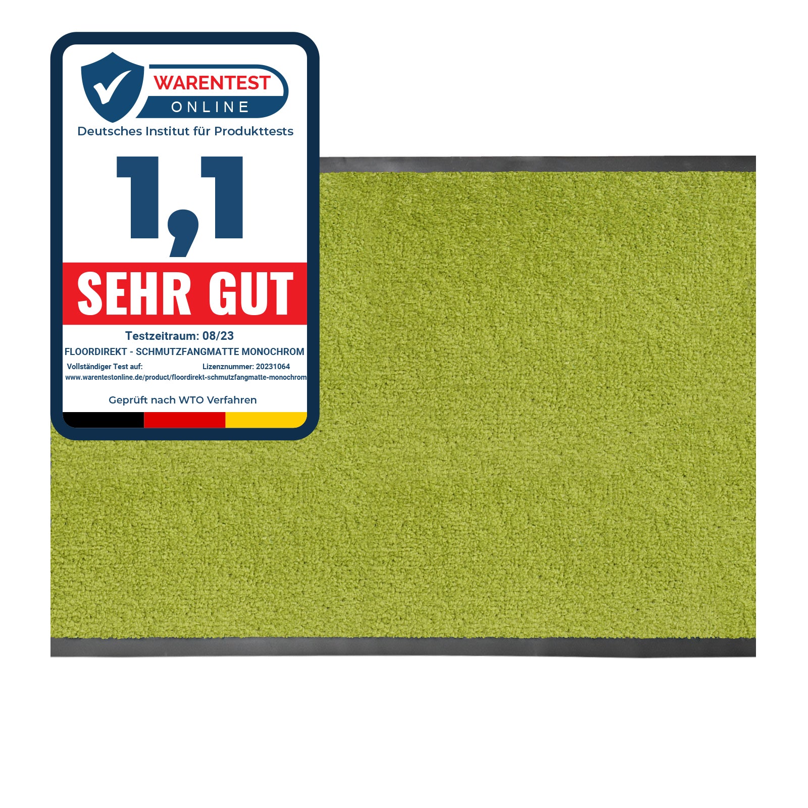 ✂ Tapis anti-salissures Monochrom | Couleurs brillantes | Sur mesure