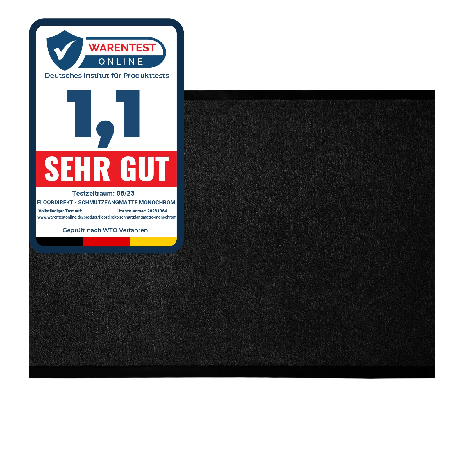 ✂ Tapis anti-salissures Monochrom | Couleurs brillantes | Sur mesure