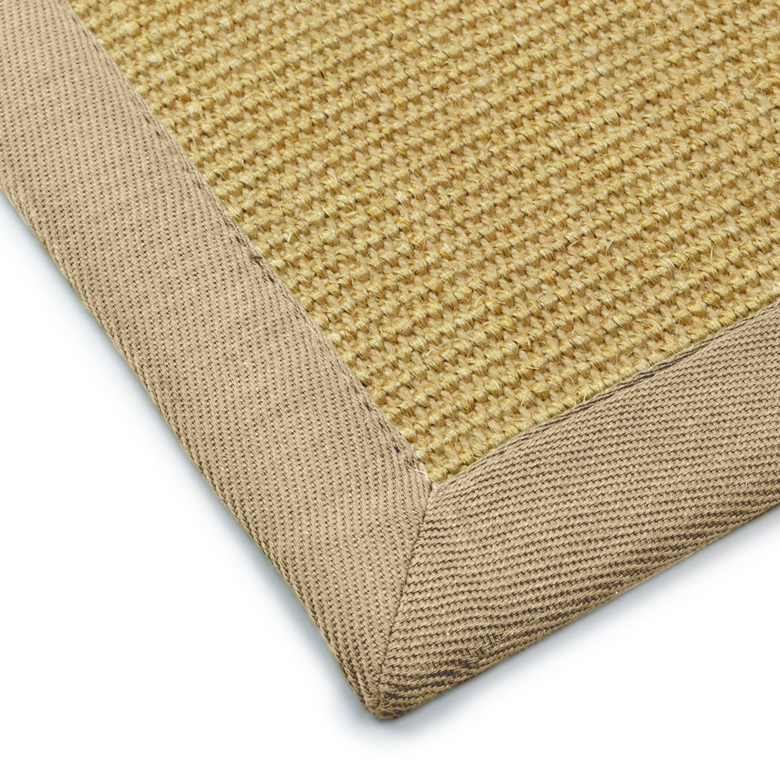 Tapis Sisal Amazonas | Nature | Avec bordure colorée | Plusieurs tailles