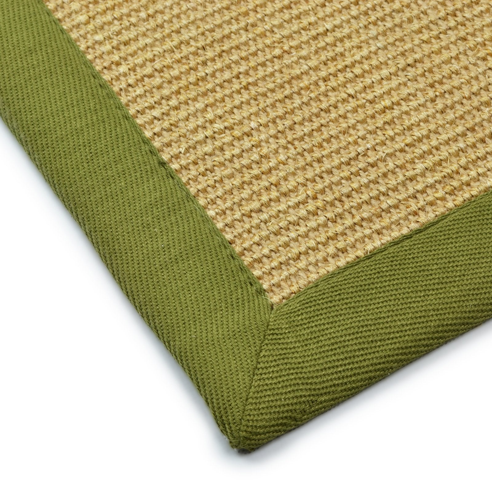 Tapis Sisal Amazonas | Nature | Avec bordure colorée | Plusieurs tailles