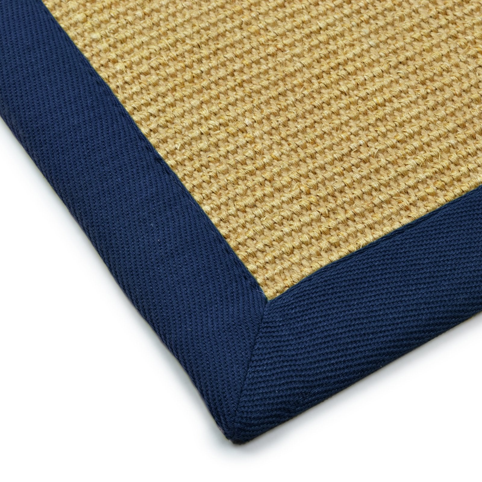 Tapis Sisal Amazonas | Nature | Avec bordure colorée | Plusieurs tailles